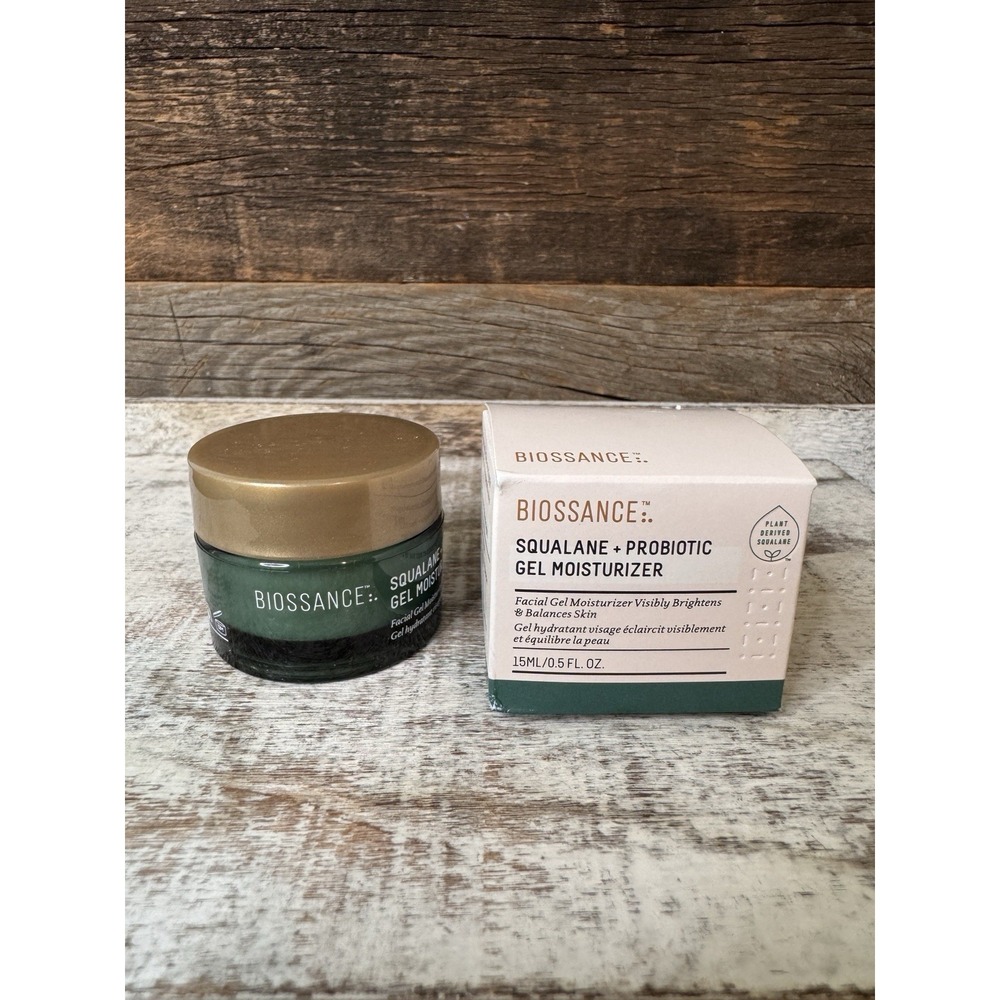 Biossance Squalane + Probiotic Gel Moisturizer 15ml Travel‎ Size